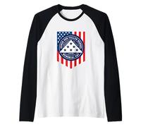 Hombre Día de los Caídos: Honra a nuestros héroes caí Camiseta Manga Raglan