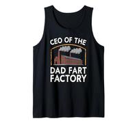 Hombre Director Ejecutivo de la fábrica de Pedos de papá Humor para Hombres Camiseta sin Mangas