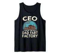 Hombre Director Ejecutivo de la fábrica de Pedos de papá Humor para Hombres Camiseta sin Mangas