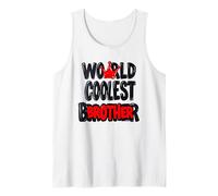 Hombre Diseño creativo familiar - El hermano más genial del mundo 1 - Diversión para fanáticos Camiseta sin Mangas