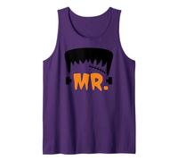Hombre Disfraz de Halloween para Parejas de Mr. and Mrs. Frankenstein Camiseta sin Mangas