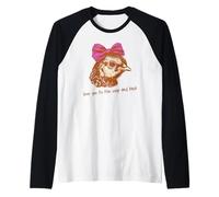 Hombre Divertidas Camisas de Humor de Pollo Love You to The Coop and Back Camiseta Manga Raglan