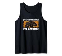 Hombre Divertidos entusiastas del Bagel Polaco You Can't Handle My Bagelry Camiseta sin Mangas