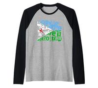 Hombre Djibouti Nada me Asusta Mi Esposa es Yibutiano Divertido Camiseta Manga Raglan
