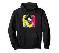 Hombre Doble Paz Retrato Pop Retrato Gráfico Signo Gesto Sudadera con Capucha