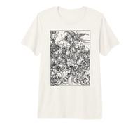 Hombre Durer Albrecht Print 4 Horsemen of The Camiseta Premium