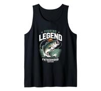 Hombre Edición Fatherhood de Fishing Legend para papá, papá, día del padre Camiseta sin Mangas