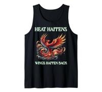 Hombre El calor sucede, las alas vuelven a suceder, motivación renacimiento del fénix Camiseta sin Mangas