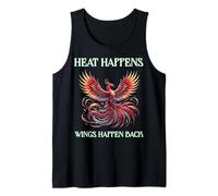 Hombre El calor sucede, las alas vuelven a suceder, motivación renacimiento del fénix Camiseta sin Mangas