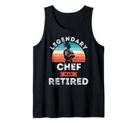 Hombre El Chef Legendario se ha Jubilado, Regalos de jubilación de Chef Camiseta sin Mangas