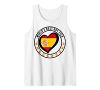 Hombre El mejor chico del mundo afortunado de ser hermano español Kid Brother Camiseta sin Mangas