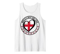 Hombre El mejor chico del mundo afortunado de ser hermano inglés Kid Brother Camiseta sin Mangas