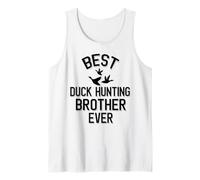 Hombre El Mejor Hermano de Caza de Patos Camiseta sin Mangas