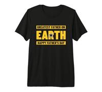 Hombre El Padre Más Grande En La Tierra Feliz Día del Padre Camiseta Premium