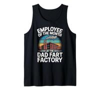 Hombre Empleado del Mes en el Humor Adulto Dad Fart Factory Camiseta sin Mangas
