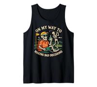 Hombre En mi Camino a Tomar Malas Decisiones - Funny Golf Golfer Camiseta sin Mangas