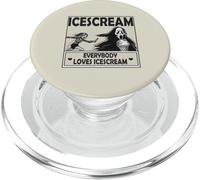 Hombre Enmascarado Chica Con Helado - "Todo el mundo ama IceSCream" PopSockets PopGrip para MagSafe