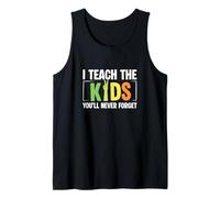 Hombre Enseño a los niños Que Nunca olvidarás Speducator SpEd Teacher Camiseta sin Mangas
