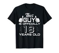 Hombre Este chico es oficialmente 18 años de edad 18 regalo de cumpleaños Camiseta