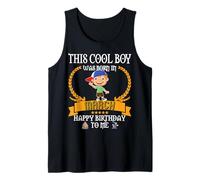 Hombre Este Chico Genial nació en Marzo Funny Mar Birthday Kid Bro Camiseta sin Mangas