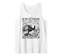 Hombre Este Chico Hace la Mejor Pizza Funny Bear Italian Chef Camiseta sin Mangas