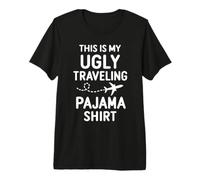 Hombre Este es mi Feo avión de Pijama de Viaje Divertido Aeropuerto Camiseta Premium