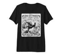 Hombre Este Tipo Hace el Mejor Chef Italiano de Pizza Camiseta Premium