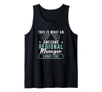 Hombre Esto es lo Que un Gerente Regional Impresionante Administración Divertida Camiseta sin Mangas