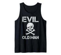 Hombre Evil Old Man Der böse Alte Mann Totenkopf Camiseta sin Mangas
