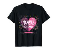 Hombre Familia de Apoyo para el último día de Tratamiento del cáncer de quimioterapia de mi Camiseta gráfica económica