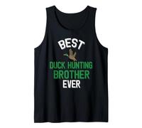 Hombre Familia de Fuentes Best Duck Hunting Brother Ever Cool Duck Camiseta sin Mangas