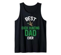 Hombre Familia de Fuentes Best Duck Hunting Dad Ever Cool Duck Camiseta sin Mangas