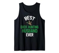 Hombre Familia de Fuentes Best Duck Hunting Husband Ever Cool Duck Camiseta sin Mangas