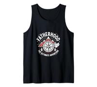 Hombre Fatherhood The Ultimate Adventure Brújula Gráfico Papá Padre Camiseta sin Mangas