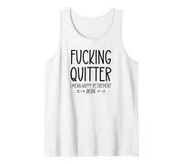 Hombre Fucking Quitter I Mean Happy Retirement Sign Im Retired 2026 Camiseta sin Mangas