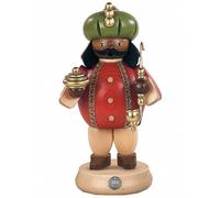 Hombre fumador Baltasar, los tres reyes magos, 18 cm. de alto, original de lo...