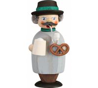 Hombre fumador bávaro, 14 cm. de alto, original de los Montes M.. SV 12254 nuevo