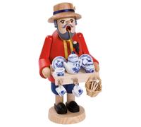Hombre fumador distribuidor de porcelana, 18 cm. de alto, original de los Mon...