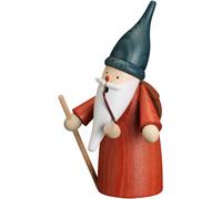 Hombre fumador duende excursionista, 16 cm. de alto, original de los Montes M...