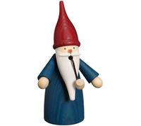 Hombre fumador duende tradicional azul, 16 cm. de alto, origi.. SV 12301/2 nuevo