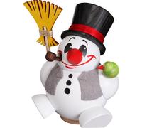 Hombre fumador hombre de nieve con chaleco, 12 cm. de alto, ori.. SV 19106 nuevo