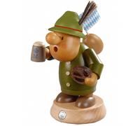Hombre fumador pequeño Müller bávaro en traje regional, 16 cm. .. MU 16478 nuevo