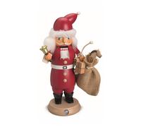 Hombre fumador y cascanueces Papá noel, 27 cm de alto, original.. MU 14032 nuevo