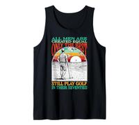 Hombre Funny 70th Birthday Golf Dad Play Seventies Golfer Golfing Camiseta sin Mangas