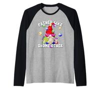 Hombre Funny Bingo Dad Saying For Fathers Day Unique Bingo GNOME Camiseta Manga Raglan
