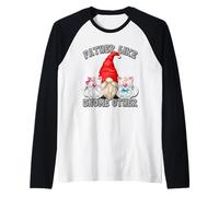 Hombre Funny Cat Dad GNOME Graphic For Fathers Day Best Cat Grandpa Camiseta Manga Raglan