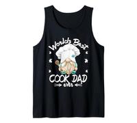 Hombre Funny Cooking GNOME Grandpa For Worlds Best Cook Dad Ever Camiseta sin Mangas