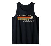 Hombre Funny Cyclist Cycling Dad Like A Regular Dad But Cooler Mens Camiseta sin Mangas