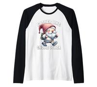 Hombre Funny Dad Saying For Hiker Trail Runner Fathers Day Gnome Camiseta Manga Raglan