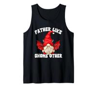 Hombre Funny Devil Wings Red Fathers Day GNOME Dad Graphic Grandpa Camiseta sin Mangas